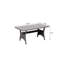 Herlihy Garden Rattan Dining Set with L Shape Sofa Rectangular 6 - Person 144cm Long Dining Set with Cushions