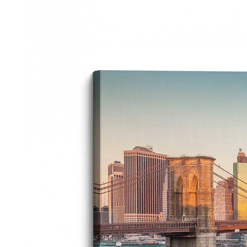 Toile tendue Iconic Manhattan Bridge, H 8 po x l 12 po