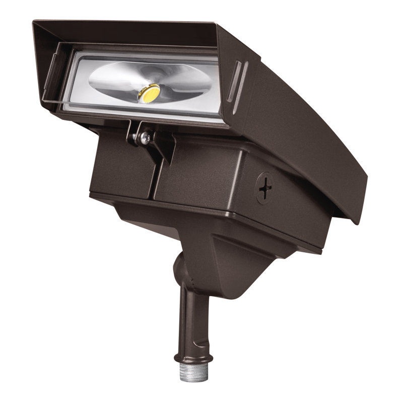 Projecteur d'extérieur Crosstour, H 7,35 po x l 5,95 po x P 2,75 po