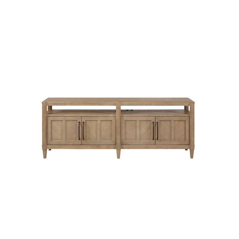 Frank 72'' Entertainment Console with 4 Doors & Open Shelf