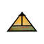 Abat-jour empire en verre H 12 po Tracylynn