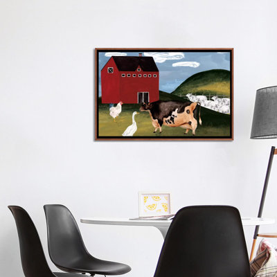«Red Cottage I» par Melissa Wang - reproduction