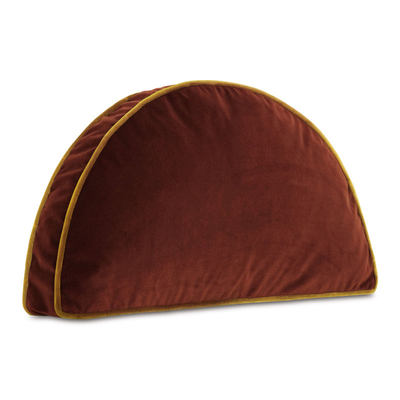 Uma Velvet Pillow Cover & Insert, Orange