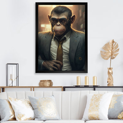 «Mafia Monkey», impression sur toile
