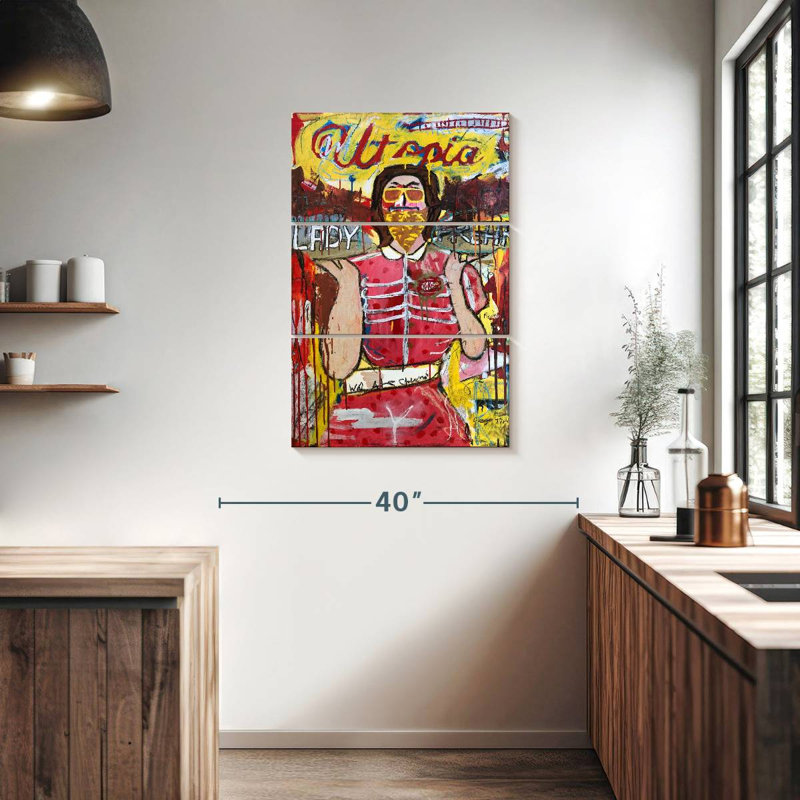 Leisha Utopia, 38" H x 24" W