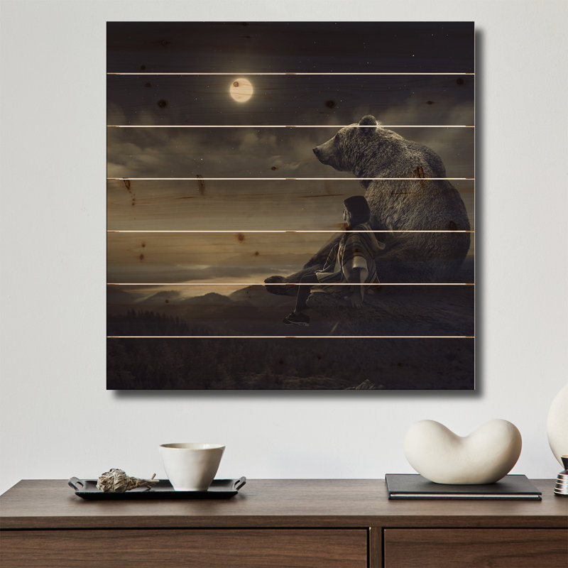 Reproduction d'art murale en bois - Hiraeth par Soaring Anchor Designs