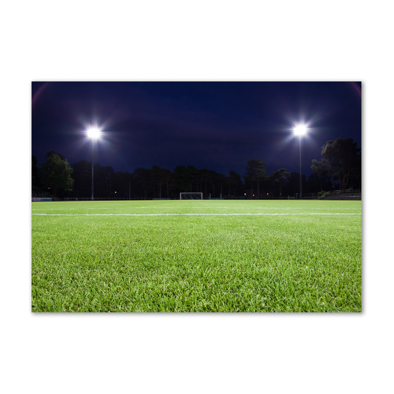 Football Turf - Wrapped Canvas Print