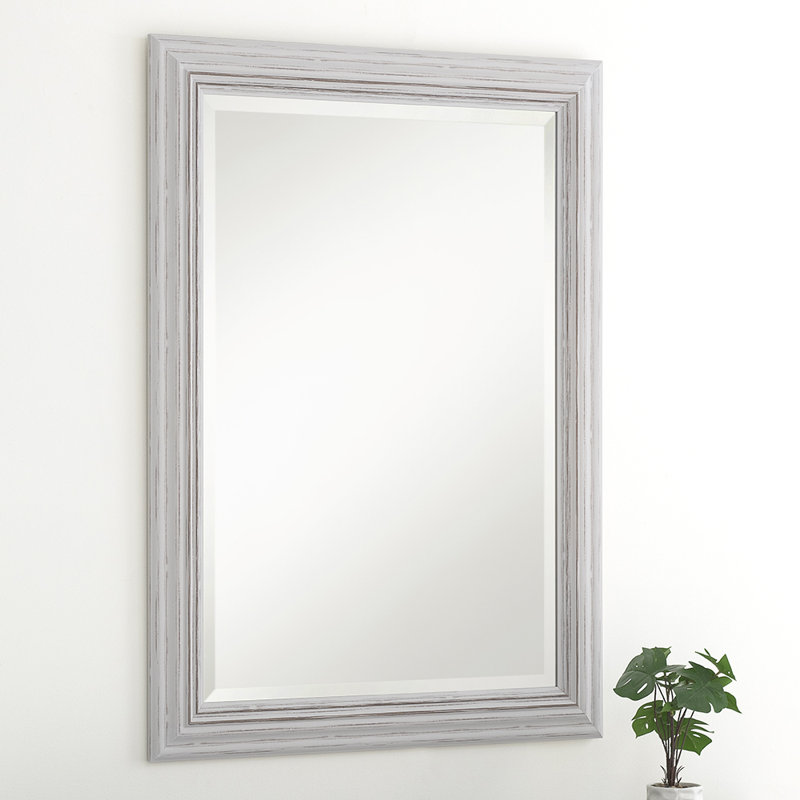 Madelyn Composite Rectangle Mirror, 44.5cm H x 55cm W