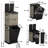 Steel Step On Kitchen Trash Can - 9.5 Gallons