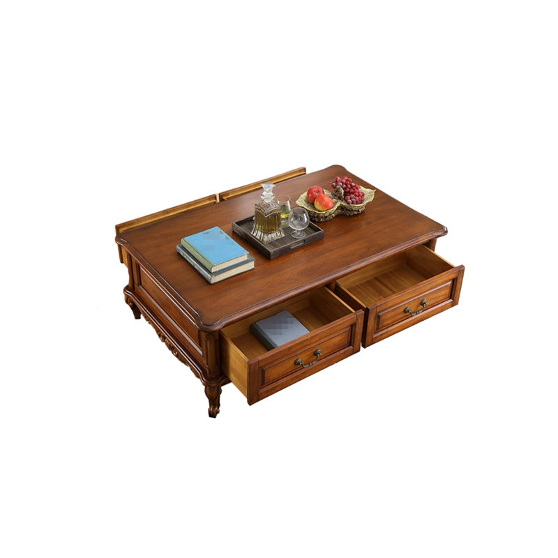 Table basse en bois massif, Brun