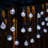 Cottone 256'' Outdoor Solar Powered Lights Decorations 30-Bulb Globe Integrated LED String Lights-1787230027