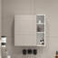 Miroir mural mural, armoire de salle de bain avec compartiments, miroir haute définition pour salle de bain, option d'économie d'espace de 0,12 pouce