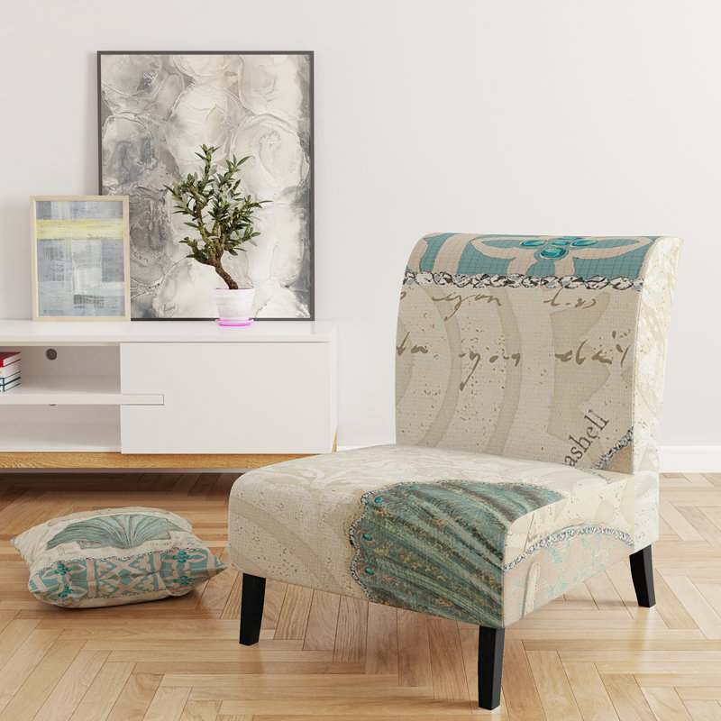 Fauteuil de chambre rembourré Seastar and Blue Sea Shell II