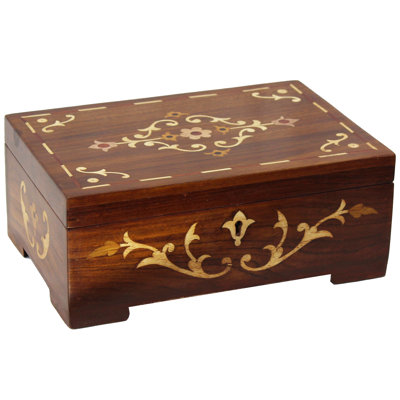 Abramson Wooden Decorative Trunk