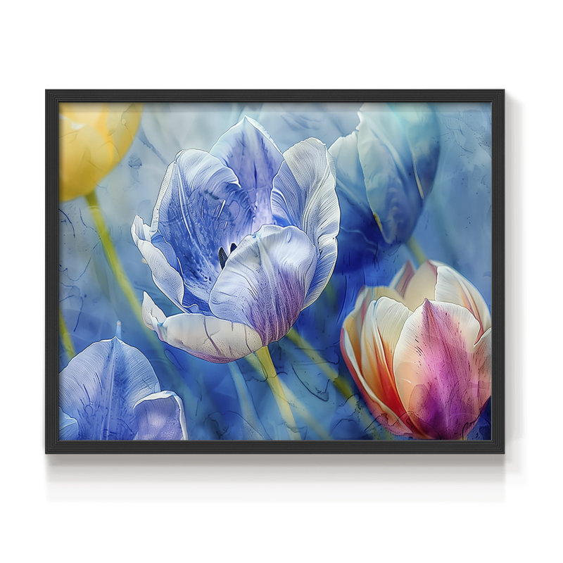 Floral Series-CXIV -Framed Print - Restickable