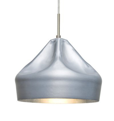 Lotus 1 - Light Single Pendant, Satin Nickel
