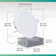 6" Slim Recessed LED, 12W, 3000K Warm White, Dimmable