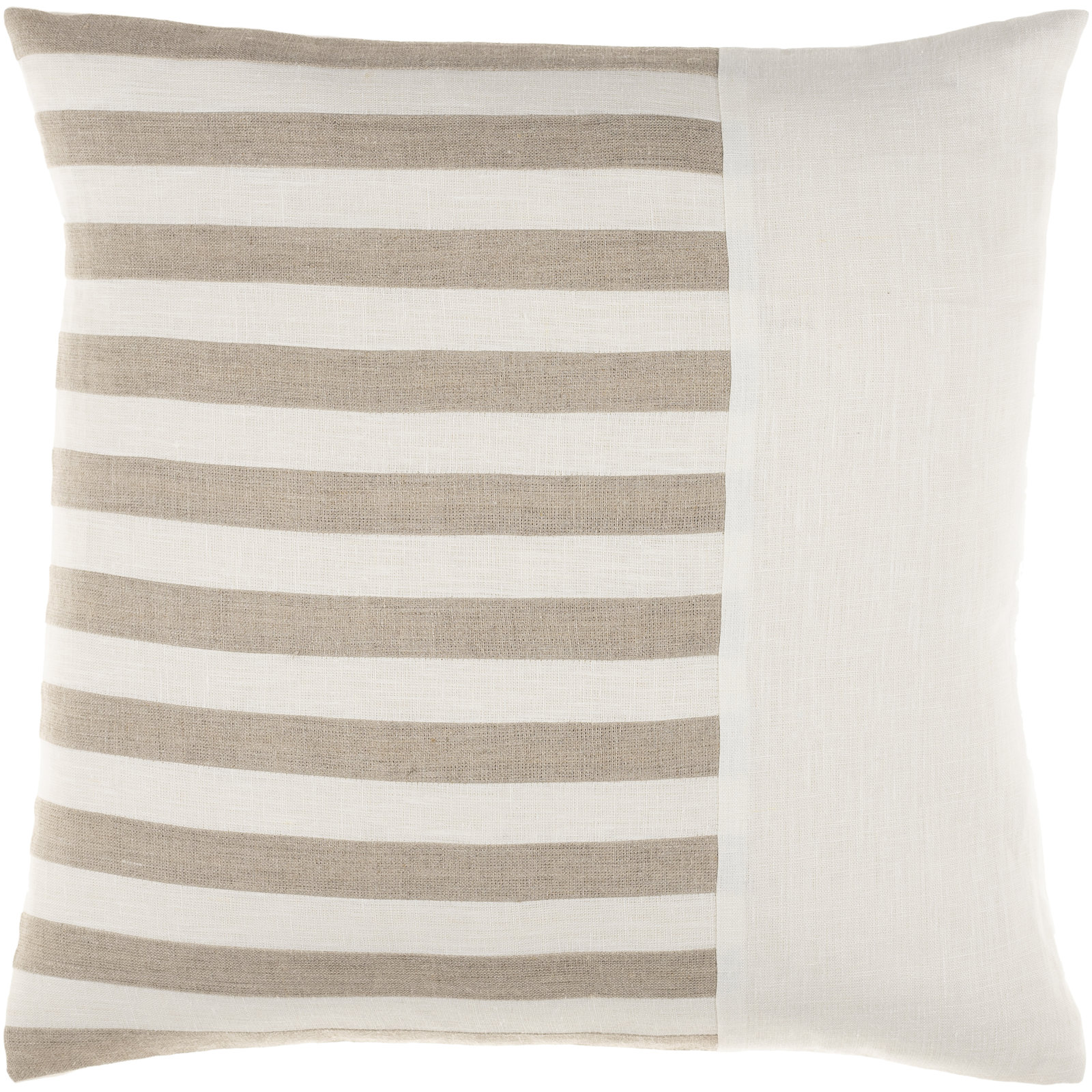 Hegg Striped Linen Throw Pillow, 20" x 20", Pillow Cover Only - No Insert