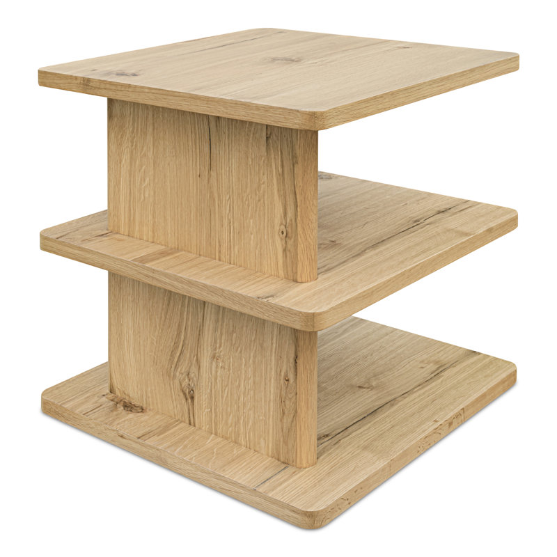 Casey Side Table Dark Brown, Natural