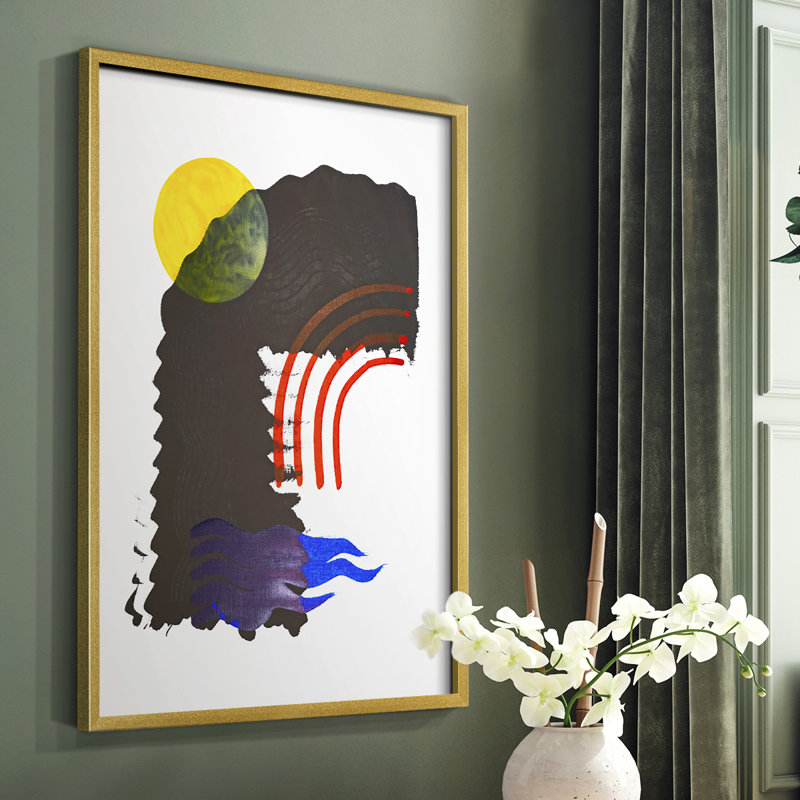Shifting IV Framed Print - Solid Wood