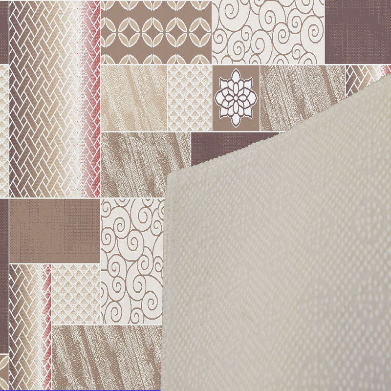 Stylish Woven Carpet, 100% Polyester, Pile Height: 0.3 in | Antibacterial & Non-Slip Underside, 3D Digital Printing | Machine Washable, Perfect for Home Décor, Living Room & Bedroom Use