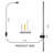 Jekeria LED Plug-in Armed Sconce