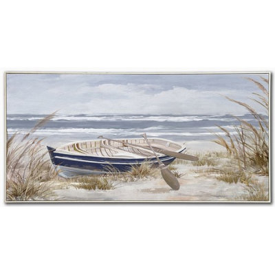 Morning Paddle Canvas Wall Art