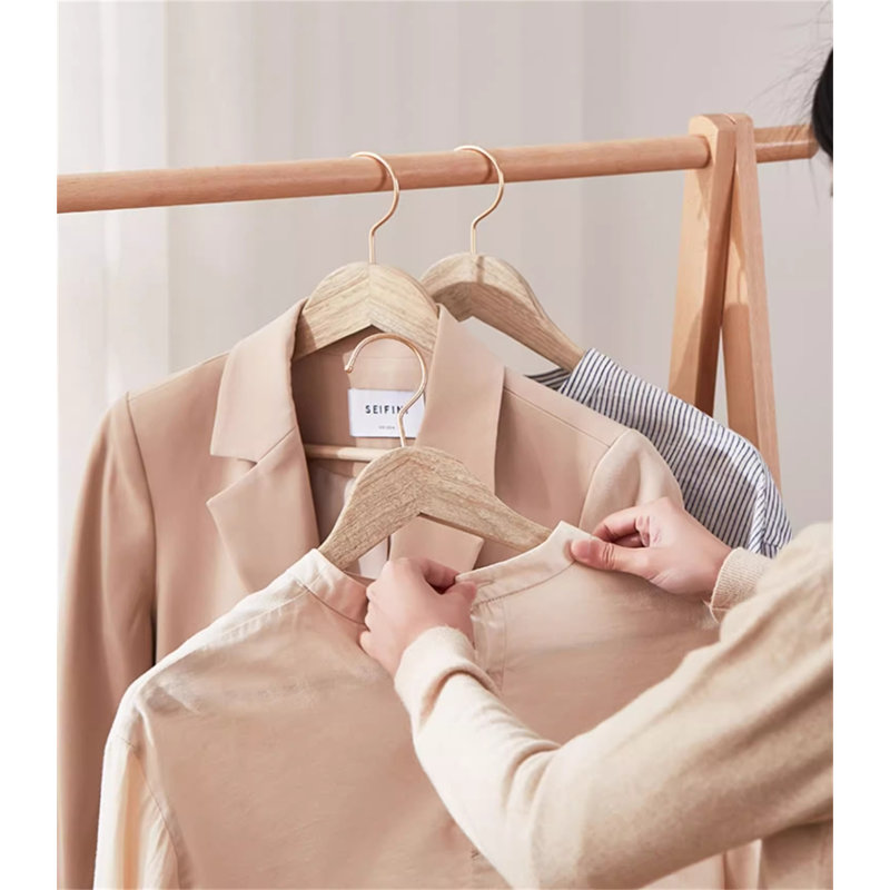 Timberpro Solid Wood Multifunctional Clothes Hanger, 15