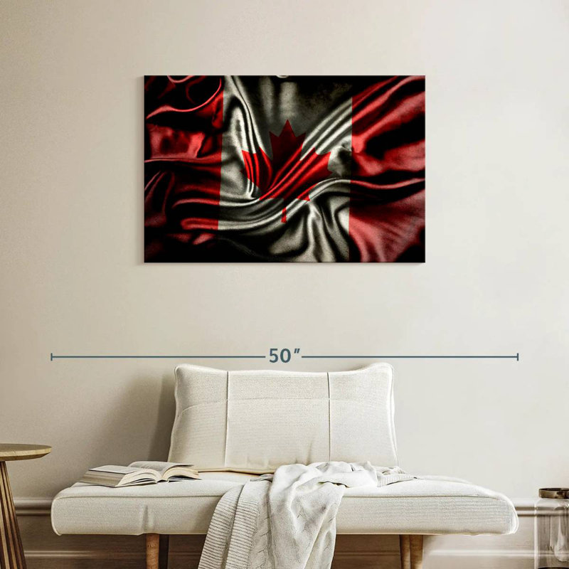 Borges Dark Canada Flag, 24" H x 36" W
