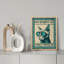 "Chat dans des verres, art mural, mots de graffiti, citations inspirantes" sur papier-98266743-98266746