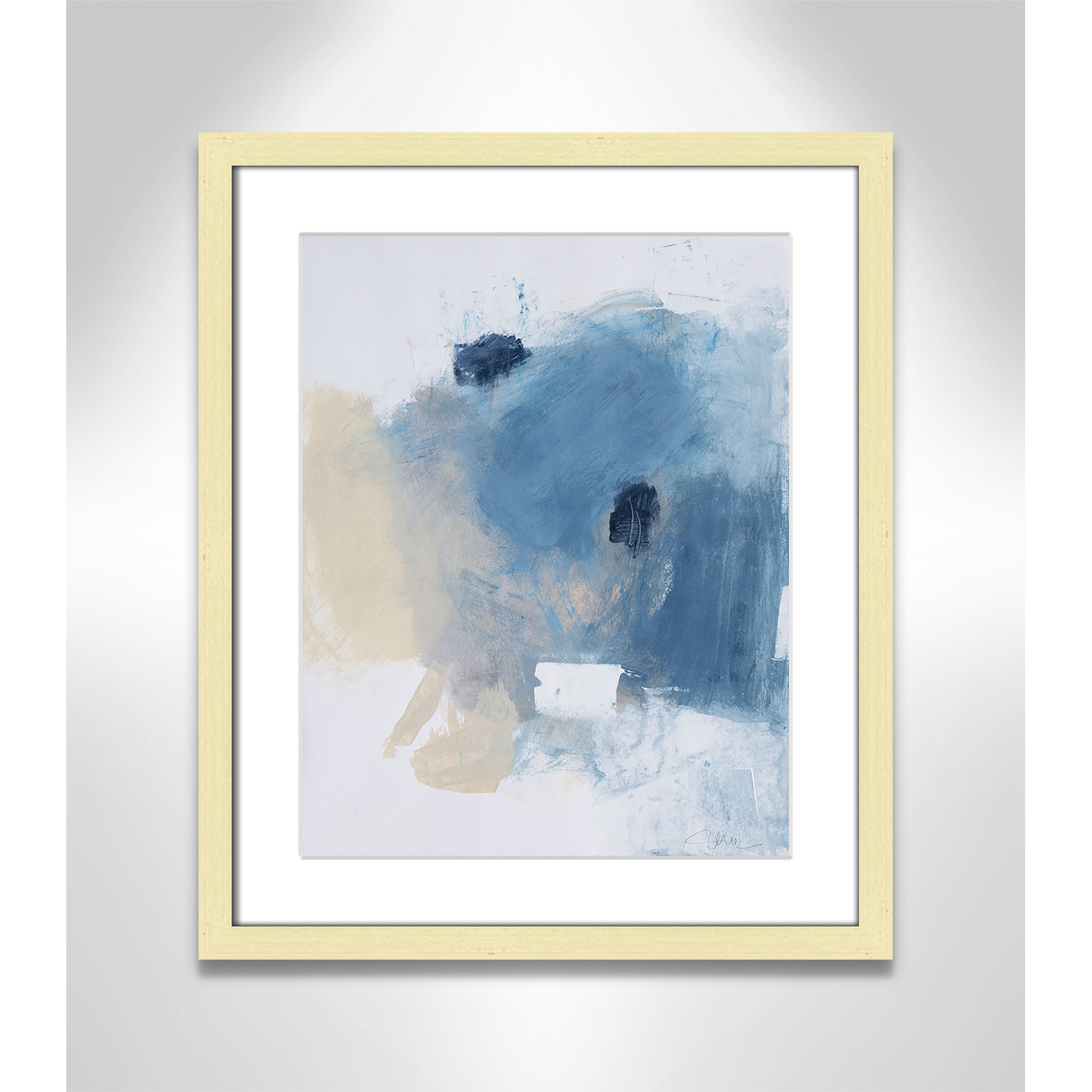 Coastal Carnival Collection "Coastal Carnival I" Print, Gold Single Picture Framed Paper, White, 19" H x 16" W x 1.25" D