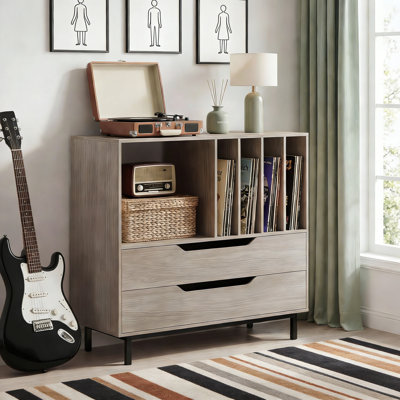 87cm H Media Shelves