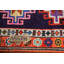 Tapis de couloir oriental bleu marine Anatolian