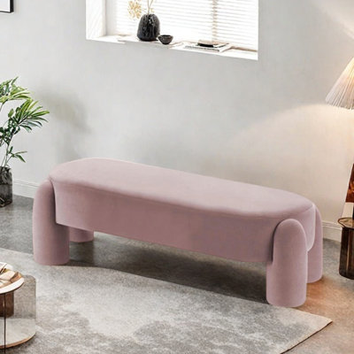 Repose-pieds minimaliste en tissu