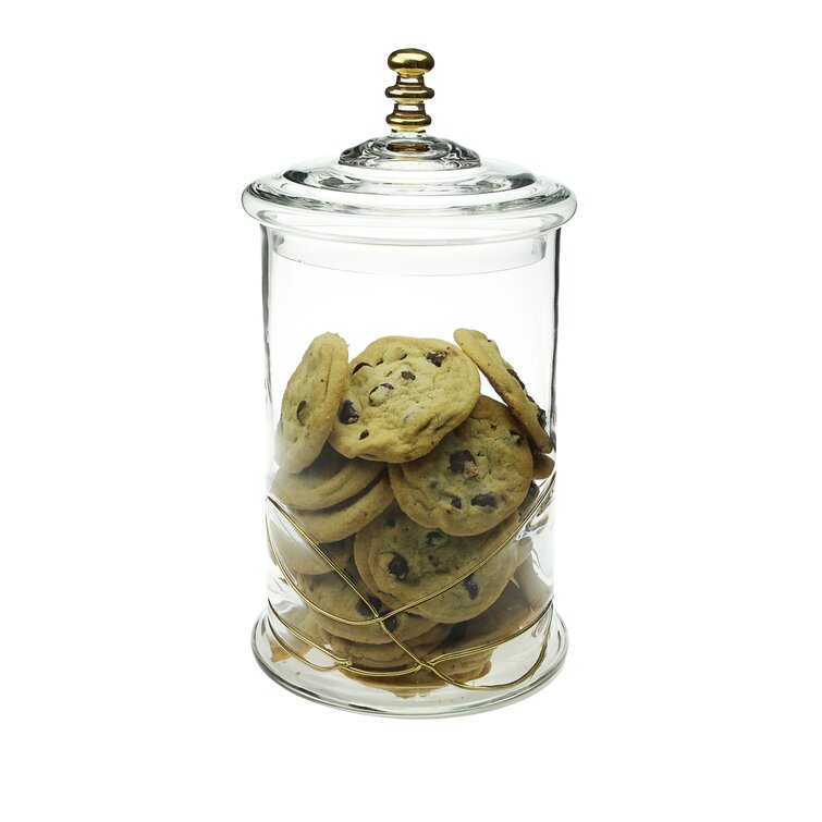 Mercer41 Glass with Lid 3 qt. Cookie Jar & Reviews