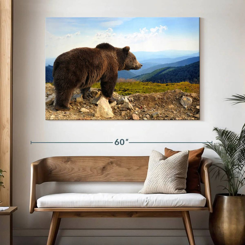 Crowle Mountain Bear, H 34 po x l 51 po
