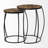 Pinero Solid Wood Top Nesting Tables End Table