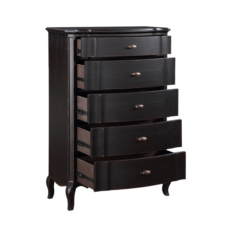 Commode Gilbahar, Noir antique