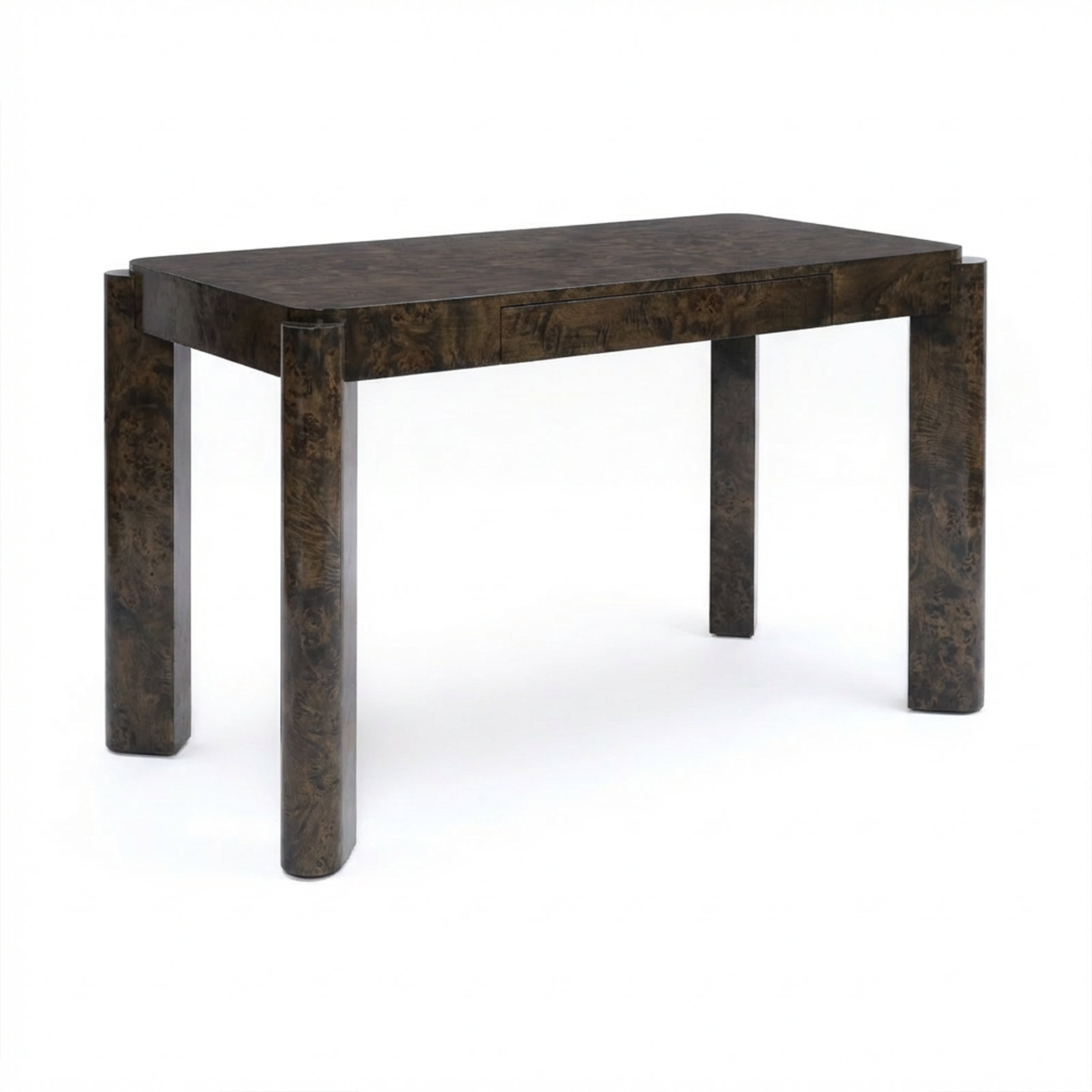 Jakus Console Table, 29.5" H x 49.2" W x 25.6"D, Dark Burl