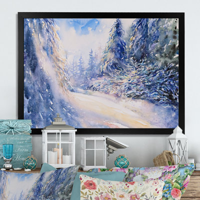 " Magic Winter Landscape Under Snow "