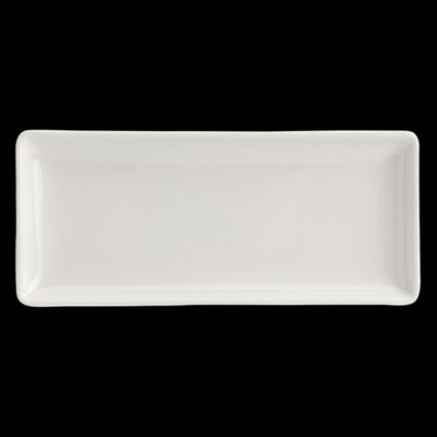 AW PRISTINE UND Rectangle Tray Pristine Undecorated