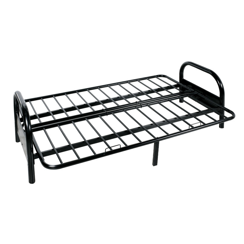 Structure de futon Bonilla, Noir, H 48 po x l 78 po x P 39 po