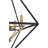 Rosann 4 - Light Dimmable Geometric Chandelier