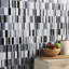 Carreau de mosaïque murale en verre poli 11,93 po x 12 po Rococo-72162914