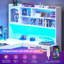 Bureau en L Farmhouse avec tiroirs-1254321169