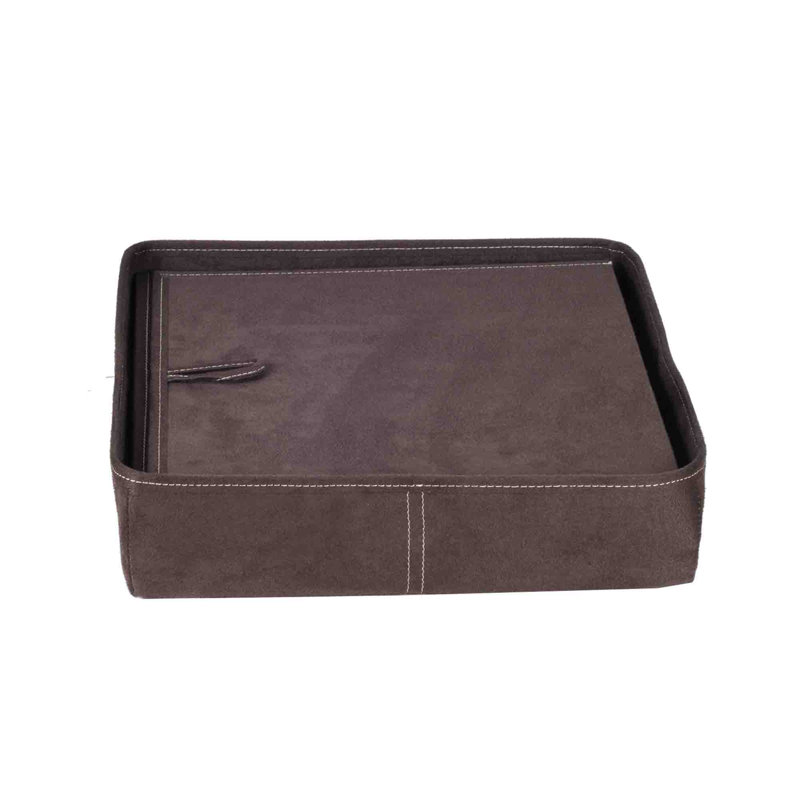 Montana 100% Polyester Accent Stool, Brown