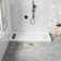 60"W 30/32"D Single Threshold SMC Shower Base Anti-Slip Shower Pan with Drain Assembly & Drain Cover