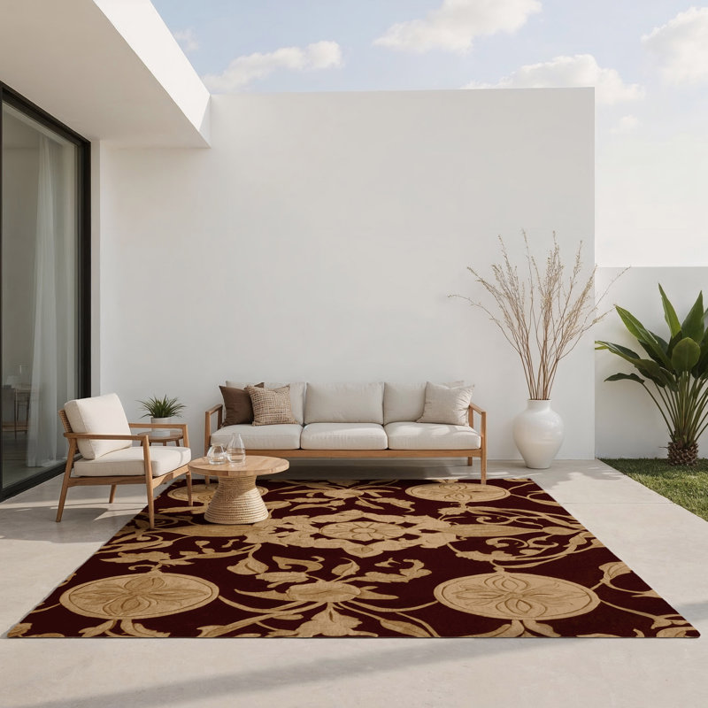 Tapis d'intérieur et d'extérieur Florid Dream, Rectangle 4pi x 6 pi