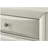 1pc Contemporary Neutral White Finish Curved Drawer Fronts Storage Five Drawers Chest Wooden