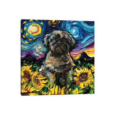 " Shih Tzu Night II " by Aja Trier